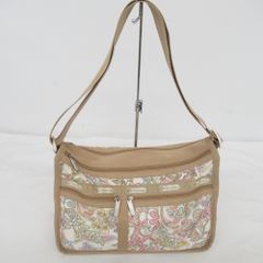 LeSportsac レスポートサック ショルダーバッグ ライトベージュ ペイズリー のサムネイル