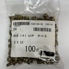 真鍮生地　(+)アプセットセムスP=3　M5X15　100本入
