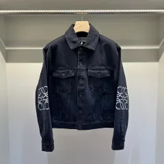 【美品】LOEWE 22AW ブラックデニムジャケット　48 楽天市場】loewe デニムジャケットの通販