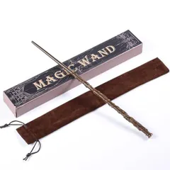 【特価セール】魔法の杖 コスチューム用小物 小道具 忠実に再現 ハリポタ杖 コスプレ 誕生日プレゼント 呪文 マジック MUMAREN 杖ケース 収納袋付き (ハーマイオニー)