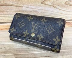 LOUIS VUITTON　ルイヴィトン モノグラム　ポルトモネジップ M61735 茶  二つ折り財布 コンパクトウォレット
