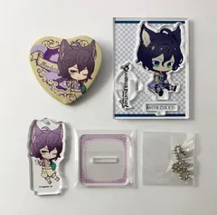 【まとめ売り】 グランブルーファンタジー モルドレッド ハート缶バッジ アクリルスタンド 3点セット