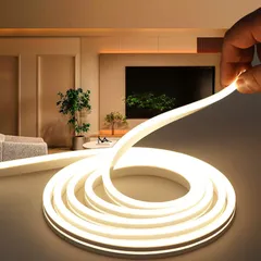 【特価セール】ブラグなし） 2M 12V（昼白色 CRI>=95 120SMD/M 飾り DIY 間接照明 ストリップライト 取付簡単 切断可能 曲がりやすい 明るい リニア発光 防水 LEDテープライト EL蛍光チューブ SPAHER
