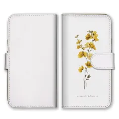 Galaxy S10+ plus SC-04L SCV42 ケース 手帳型 ギャラクシーS10プラス スマホケース 携帯ケース 花 押し花 (プリント) ドライフラワー パンジー すみれ 韓国 春 おしゃれ シンプル ホワイト 白 カラー04