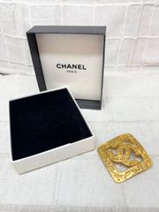 シャネル/CHANEL スクエアブローチ ヴィンテージブローチ ココマーク M-1079