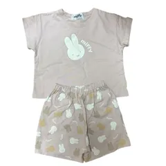 Miffy　ミッフィー　セットアップ　半袖カットソー　ショートパンツ　ルームウェア　90　ピンク
