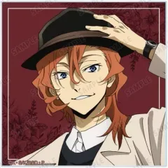 【中古】キャラカード 中原中也A 「文豪ストレイドッグス 描き下ろしイラスト 冬の休日ver. トレーディングアクリルカード」