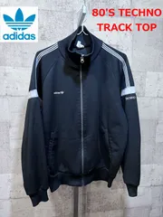 80'S アディダス TECHNO トラックトップ L adidas テクノ ジャージ トラックジャケット ヴィンテージ