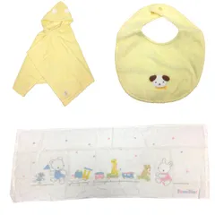 セール　未使用　familiar　ファミリア　タオル　スタイ　3点セット　aq8772