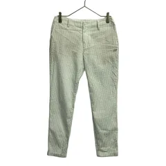 MASTER BUNNY EDITION マスターバニーエディション ロゴ刺繍 ロングパンツ 2 ホワイト×ライトブルー メンズ 古着