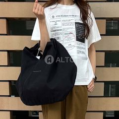 【2025春夏物モデル】MM6 Maison Margiela エムエムシックス メゾンマルジェラ ジャパニーズ ドレープ バッグ トートバッグ SB5WC0019 P7254 T8013 ブラック レディース