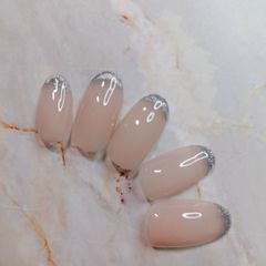マグネットフレンチ　ネイルチップ