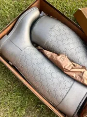 【最終価格】GUCCI グッチ GGキャンバス レイン ブーツ 36 楽天市場】GUCCI レインブーツの通販