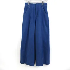 アナイ デニムパンツ ボトムス ソフトジーンズ ワイド 日本製 レディース 34サイズ ブルー ANAYI 【中古】のサムネイル