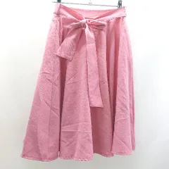 ◇ ◎ Θ MISCH MASCH ミッシュマッシュ 膝丈 フレア スカート サイズS ピンク系 レディース E  【1409240060376】のサムネイル