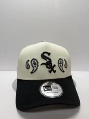 Newera シカゴホワイトソックス ペイズリー 9forty A-FRAME スナップバックキャップ ツートンカラー