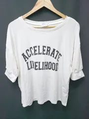 ◇ ⊂ CIAOPANIC TYPY チャオパニックティピー ゆったり 半袖 Tシャツ カットソー サイズＯＮＥ ホワイト レディース E  【1506250004755】
