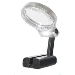 LED照明付き 3倍ルーペ スタンド/手持ち両用[ゆうパケット発送、送料無料]