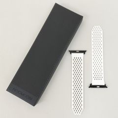 【特価セール】アップル ウォッチ ストラップ　Noomoon　ヌームーン（スイス発、新しい発想のバックルレス・ストラップ）LABB-AW black-white