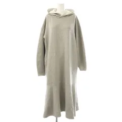 コンバース CONVERSE トウキョウ TOKYO スウェットプルオーバーフーディーワンピース ロング グレー /DF ■OS