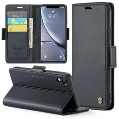 【人気商品】携帯カバー アイフォンxr 財布型 スマホケース 高PUレザー 耐衝撃 XR 耐摩擦 全面保護 サイドマグネット iphone カード収納 スタンド機能 軽量 xrケース手帳型 手触りが良い 人気上品な シンプル気質 【J.DL】iPhone ギ