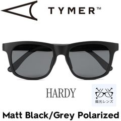 偏光レンズ サングラス ポラロイズド TYMER タイマー HARDY ハーディ Matt Black/Grey Polarized TY102-MBK-GYP 日本代理店正規品