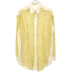 Acne Studios アクネストゥディオズ フローラルシフォン オーバーサイズシャツ FN-WN-BLOU000291 ホワイト×イエロー 36のサムネイル