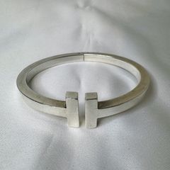 ティファニー T スクエア ブレスレット バングル シルバー