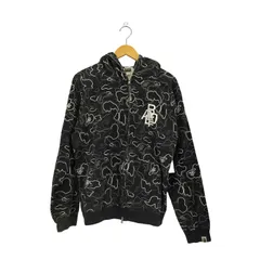 アベイシングエイプ BAPE by A BATHING APE 90-00s 初期タグ BAPE NEON CAMO FULL ZIP UP HOODIE ベイプ ネオンカモ フルジップ パーカー Y2K メンズ  M