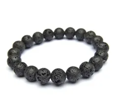 ラバ (溶岩) 10mm ブレスレット 天然石 パワーストーン