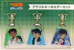 【中古】キーホルダー 江戸川コナン＆服部平次＆怪盗キッド アクリルキーホルダー3種セット 「劇場版 名探偵コナン 100万ドルの五稜星」 劇場グッズ
