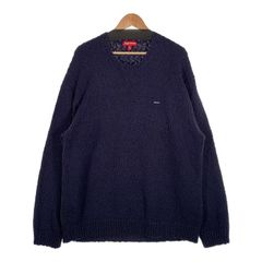 SUPREME シュプリーム 24SS Boucle Small Box Sweater ブークレスモールボックスセーター ネイビー コットン Size XL