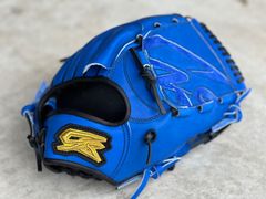 GS 軟式仕様投手用　嘉陽型　ブルー×ブラック
