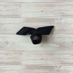 ワイヤーポニーリボン　（ブラック）