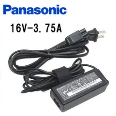 動作品 匿名配送 パナソニック 16V 3.75A ACアダプタ L型 CF-AA6372A M1 Panasonic Let's Note用 中古 純正品のサムネイル