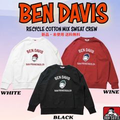 BEN DAVIS◾️新品・未使用◾️RECYCLE COTTON MIX SWEAT CREW (BDZL3-2001)リサイクルコットン クルーネックト レーナー