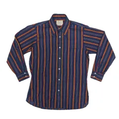 60s USA アロー バンジョー ストライプ シャツ