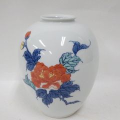 鍋島 花瓶 花器 フラワーベース 併売