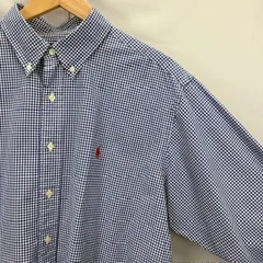 Ralph Lauren 90年代 CLASSIC FIT ギンガムチェック コットン 長袖 ボタンダウンシャツ サイズXL 07040620 861