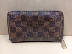 ジャンク LOUIS VUITTON ルイヴィトン ダミエ ジッピー コンパクト N60028 財布