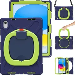 【数量限定】子ども 持ち手付き 子供 肩掛け かわいい 斜め掛け キッズ アイパッド 頑丈 iPad10 ペンシル収納 カバー 耐衝撃 360°回転持ち手 横置き インチ 縦置き可能 10.9 可愛く丈夫スタンド 2022 ハンドストラップ ケース ショルダー