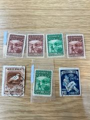 外国切手　中華民国切手成立５０周年記念他　計7枚
