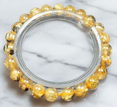 最終・キャッツアイゴールドタイチンルチルクォーツ[23DG]15.4mm 極品  