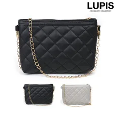 ミニバッグ ミニショルダー ショルダーバッグ スマホショルダー ポシェット ポーチ 小物入れ キルティング シンプル ブラック グレー ルピス bag0128