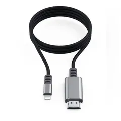 【最新版 挿すだけ】lightning hdmi 変換アダプター ライトニング変換ケーブル lightning　HDMI変換アダプター ドライバ 不要最新 iOS18.0.1対応