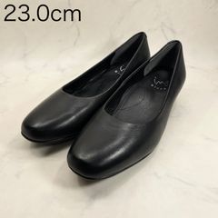 【新品 訳あり】イング　スクエアトゥパンプス　23.0㎝　黒
