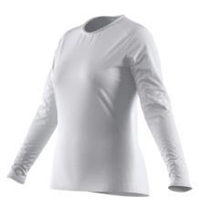 訳あり品　デカトロン　KALENJI(カレンジ) ランニング 長袖シャツ UV PROTECT レディース　白　Ｓサイズ　サンプル品　開封済み