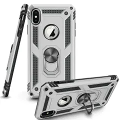 【新着商品】Max ケース リング付き PC 対応 落下衝撃吸収 TPU フルプロテクトデザイン スマホケース ケース 耐衝撃 XS 防塵 360度回転 クリア 車載ホルダー対応 アイフォンXS MAX ケース 米軍MIL規格 軽量 薄型 擦り傷防止 クリア