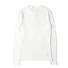 【新品】Maison Margiela メゾン マルジェラ カットソー ホワイト 白 サイズ:L | リブ編み プレーン カットソー (S50GC0547 S23364) | トップス Tシャツ 長袖【メンズ】のサムネイル