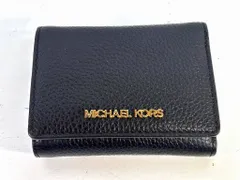 s25t-0562y【中古】【美品】MICHAEL KORS Jet Set Travel　マイケルコース　折り財布　三つ折り　ウォレット　コンパクト　レディース　35S3GTVE2L